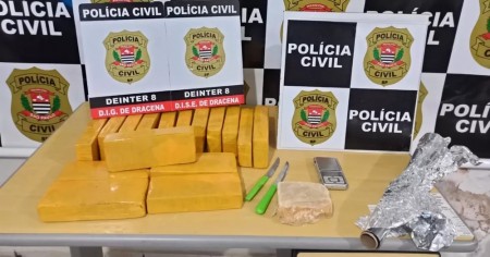 Homem é preso por tráfico após apreensão de quase dez quilos de drogas em residência