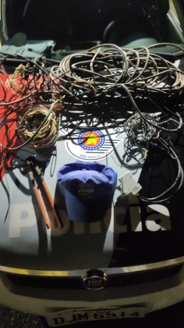 Pol�cia Militar prende em flagrante homem por furto durante patrulhamento em Dracena