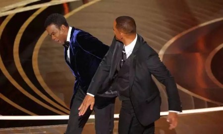 Will Smith dá tapa no rosto de Chris Rock após piada na premiação do Oscar 2022