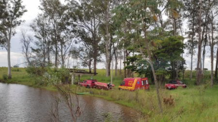 Corpo de Bombeiros localiza corpo de empresário que se afogou em represa de fazenda em Herculândia