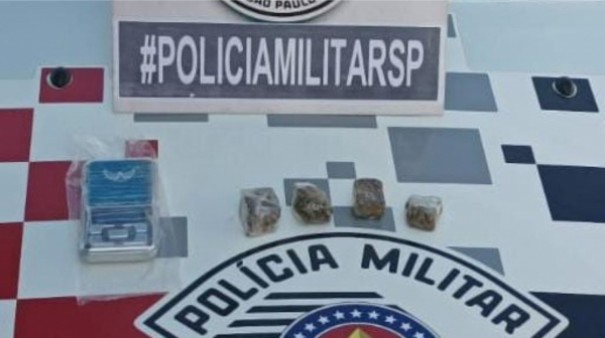 Homem de 32 anos  preso pela Polcia Militar em Adamantina por trfico de drogas