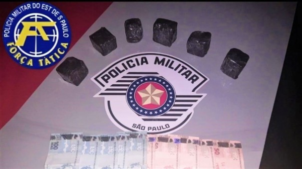 Polcia Militar prende homem por trfico de drogas em Maripolis; suspeito tentou fugir da abordagem