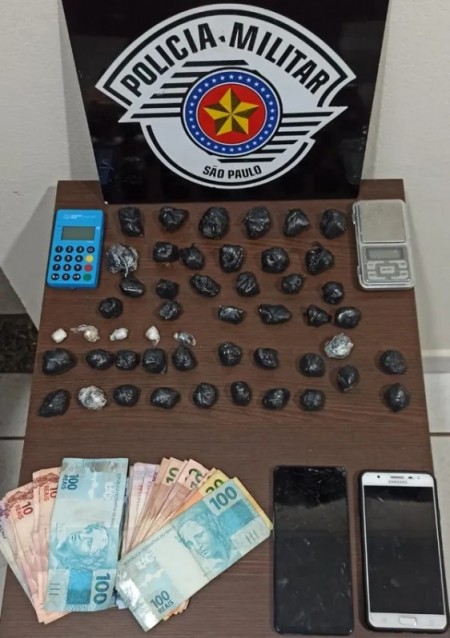 Dois homens, de 33 e 41 anos, são presos por tráfico de drogas na Nova Alta Paulista