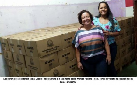 Mariápolis recebe novo lote de cestas básicas repassadas pelo Fundo Social de Solidariedade