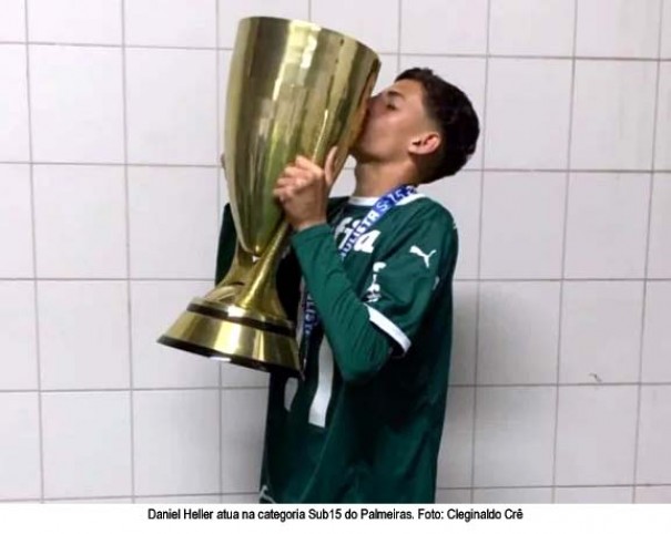 Garoto de Pracinha  Campeo Paulista de Futebol Sub15 pelo Palmeiras