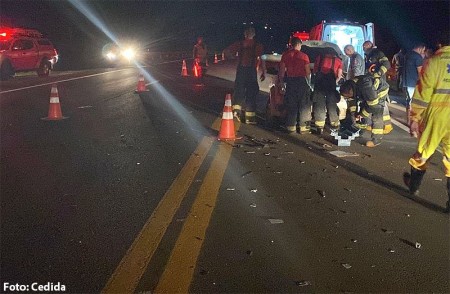 Duas pessoas morrem e quatro sofrem ferimentos em acidente na SP-284