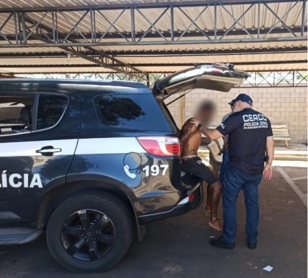 Pol�cia Civil prende suspeito de roubar e estuprar mulher em via p�blica