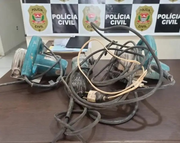 Ferramentas furtadas em obra so recuperadas pela Polcia Civil em Dracena 