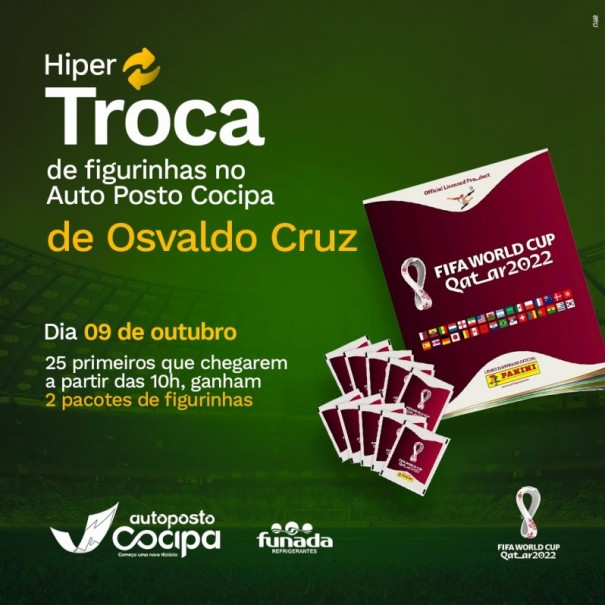 Auto Posto Cocipa de OC realiza Hiper Troca de Figurinhas