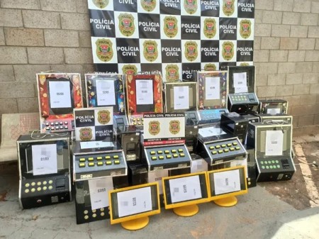 Operação Las Vegas apreende 23 máquinas caça-níqueis e equipamentos de jogo do bicho em Dracena