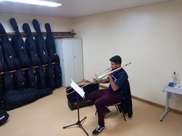 Aluno do Projeto Guri de OC  selecionado para audio da Orquestra Sinfnica de Presidente Prudente 