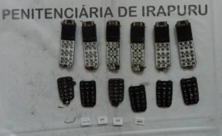 Aparelhos celulares e drogas são apreendidos em penitenciárias de Irapuru e Presidente Bernardes