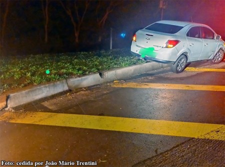 Durante chuva, motorista atropela cachorro na pista da SP-294, no trecho Tupã - Iacri