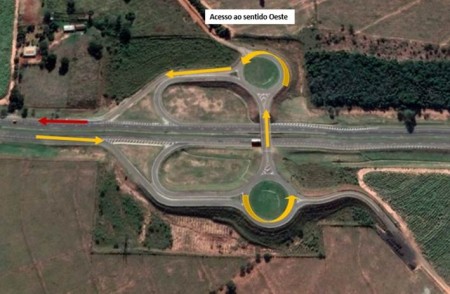 Manutenção modifica trânsito em acesso de Rancharia
