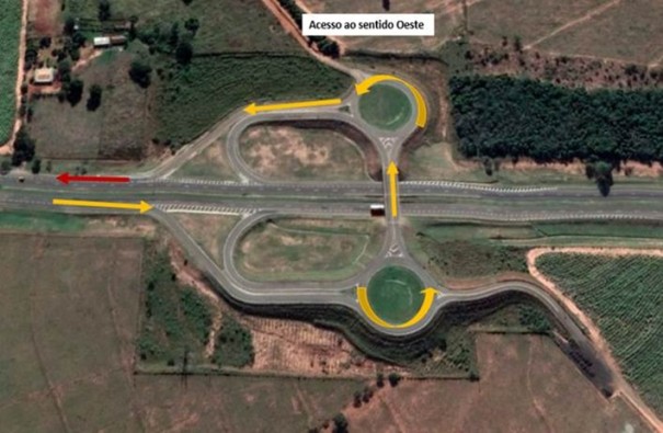 Manuten��o modifica tr�nsito em acesso de Rancharia