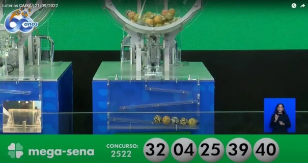 Ningum acerta as seis dezenas da Mega-Sena 2522 e prmio vai a R$ 170 milhes