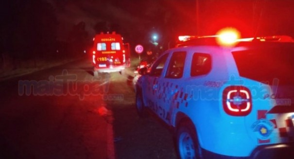 Homem com sinais de embriaguez � atropelado na vicinal que liga Tup� a Quat�