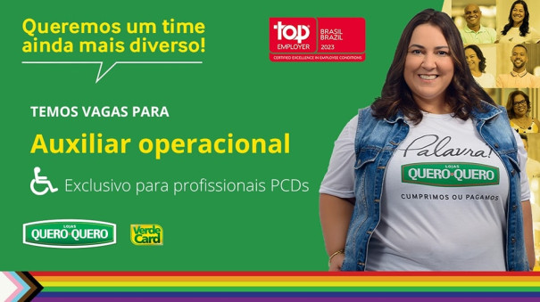 Lojas Quero-Quero de Osvaldo Cuz está com oportunidade de emprego disponível 