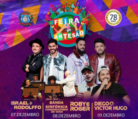 Feira do ArtesÃ£o em ParapuÃ£: Expositores regionais e shows Prometem agitar a cidade a partir desta Quinta-feira