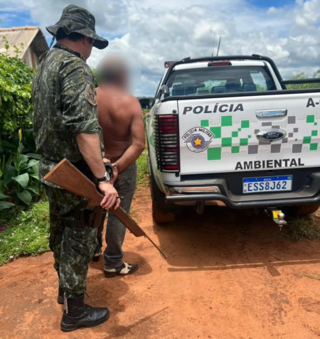 PolÃ­cia Ambiental prende homem condenado a 17 anos de prisÃ£o por homicÃ­dio e ocultaÃ§Ã£o de cadÃ¡ver