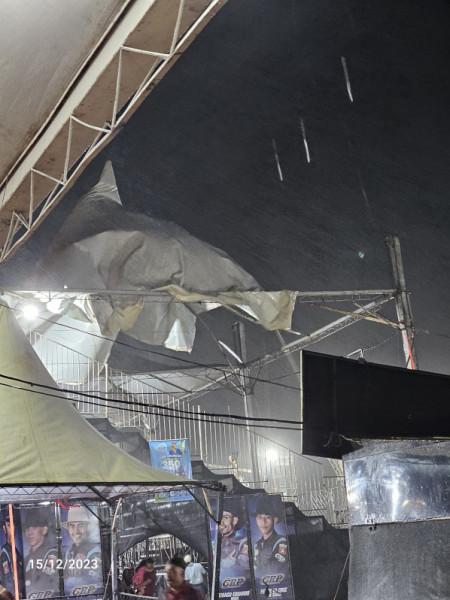 Devido Ã  chuva e ventania, show com Murilo Huff Ã© adiado para esta segunda-feira (18) em RinÃ³polis