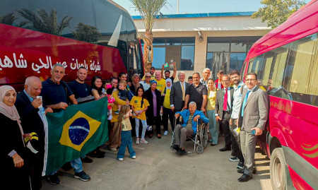 Grupo de 33 brasileiros Ã© resgatado da CisjordÃ¢nia, na Palestina