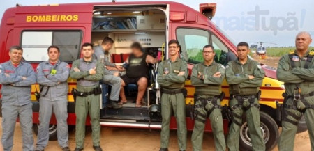 Homem perdido em mata Ã© resgatado pelos Bombeiros com apoio do Ãguia em ParaguaÃ§u Pta