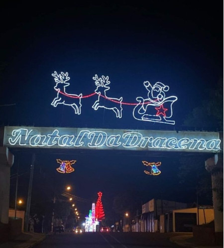 Furto de fiaÃ§Ã£o atrasa inauguraÃ§Ã£o da decoraÃ§Ã£o natalina na Rua Dracena em TupÃ£