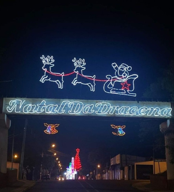 Furto de fiação atrasa inauguração da decoração natalina na Rua Dracena em Tupã