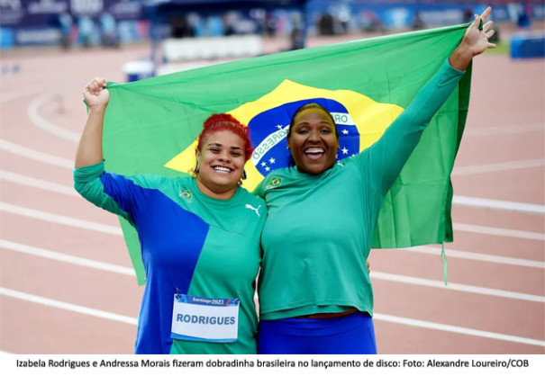 Izabela Rodrigues, atleta adamantinense, é ouro no lançamento de disco nos Jogos Pan-Americanos