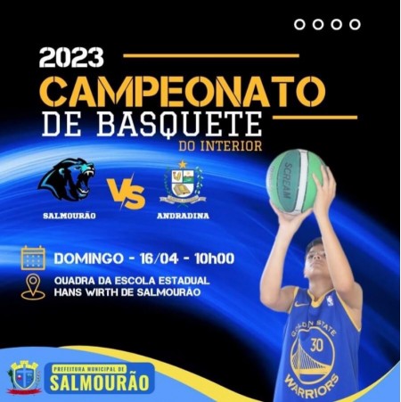 Salmourão recebe nova partida pelo Campeonato de Basquete do Interior Paulista 