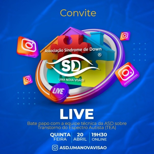 ASD realizar uma Live sobre Transtorno do Espectro Autista