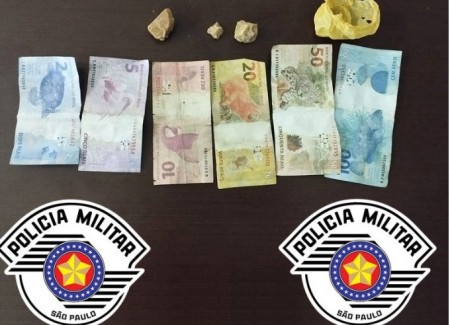 Policiais Militares de Bastos prendem indivíduo e apreendem pedras de crack