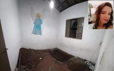 Preso por matar e enterrar mulher em quarto nega assassinato à polícia e diz que soube do crime pela TV