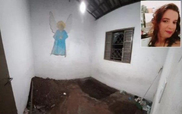 Preso por matar e enterrar mulher em quarto nega assassinato � pol�cia e diz que soube do crime pela TV