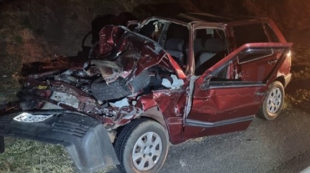 Quatro pessoas ficam feridas em grave acidente na serra de Quintana