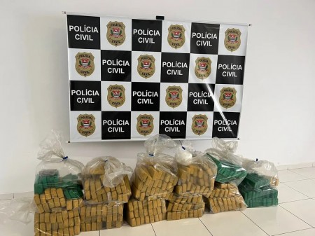 Operação apreende mais de 230 quilos de maconha