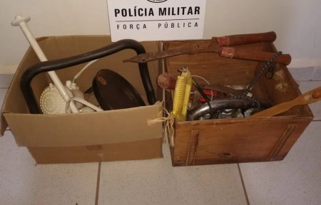Homem é preso ao tentar furtar ferramentas da despensa de residência, em Teodoro Sampaio