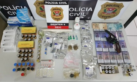 Abordagem em Presidente Epitácio prende dois homens com revólver com numeração suprimida e cigarros eletrônicos