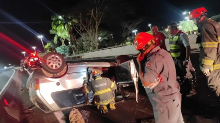 Idoso fica gravemente ferido após acidente na Rodovia do Contorno em Marília