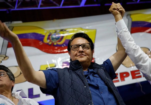 Fernando Villavicencio, candidato  presidncia do Equador,  assassinado