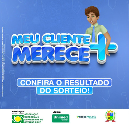 Confira os ganhadores do 5Âº sorteio da campanha Meu cliente merece + da ACEOC