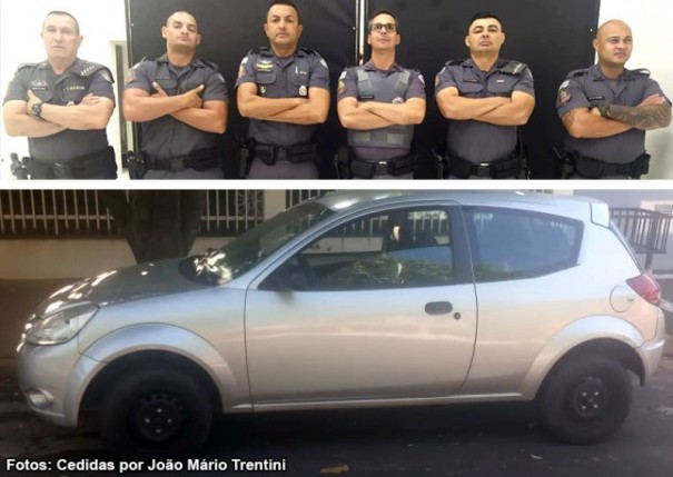 Pol�cia Militar de Tup� recupera ve�culo furtado na SP-383