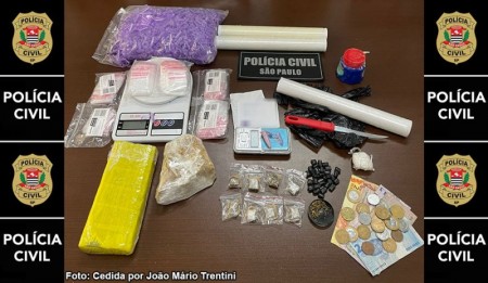 Polícia civil de Tupã apreende suspeito de envolvimento com o tráfico de drogas