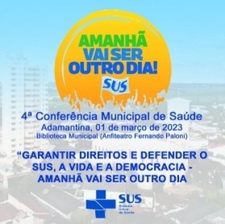 Secretaria de Saúde de Adamantina realiza Conferência Municipal