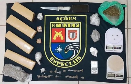 Polícia Militar intercepta lucro de R$ 26 mil esperado por traficante com a venda de drogas durante o Carnaval em Rancharia