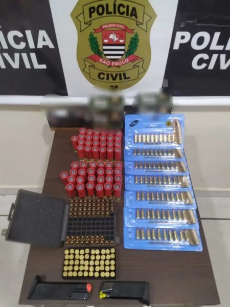 Munições são apreendidas em operação que investiga crime de licitações na Prefeitura de Flora Rica