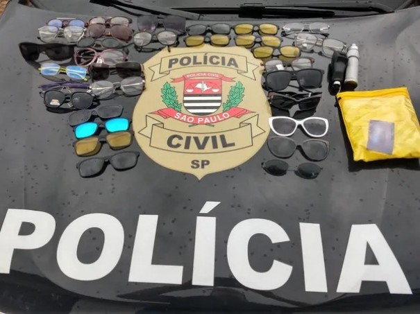 Opera��o Res Furtiva prende suspeitos de furtar R$ 40 mil em mercadorias de �tica em Mirante do Paranapanema