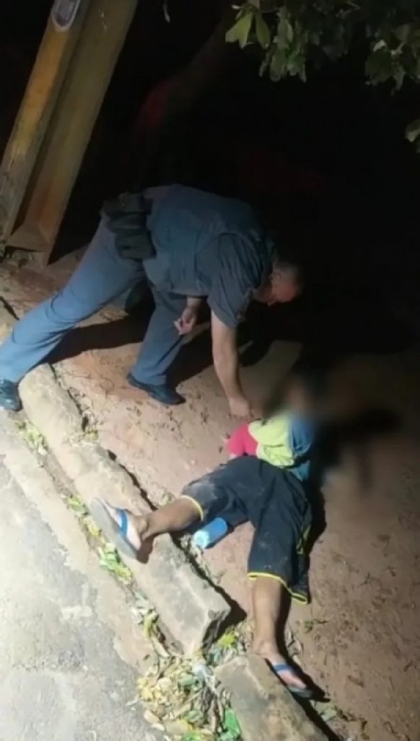 Pol�cia Militar resgata crian�a em situa��o de vulnerabilidade em Ouro Verde