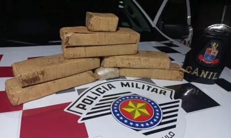 Adolescente de 13 anos é apreendido por armazenar seis tabletes de maconha em troca de porções da droga, em Panorama